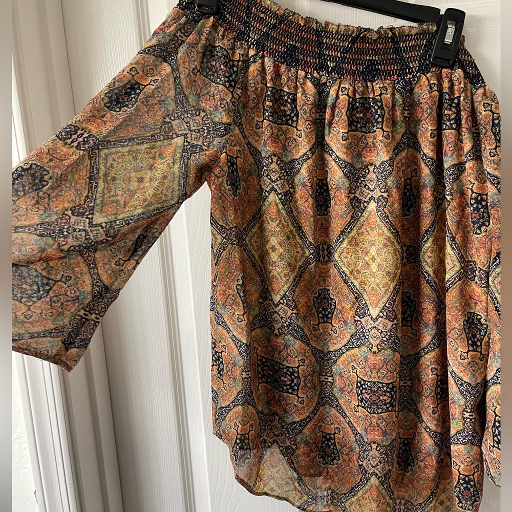 Rose + Olive Off Shoulder Blouse